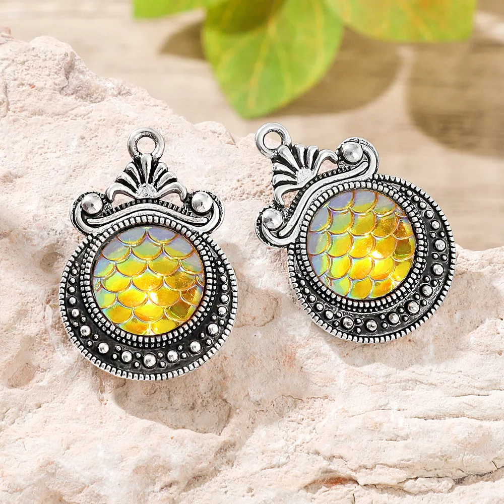 Vintage Bohemia Fishscale Effe - Vintage Fashion Earrings 评论和价格
