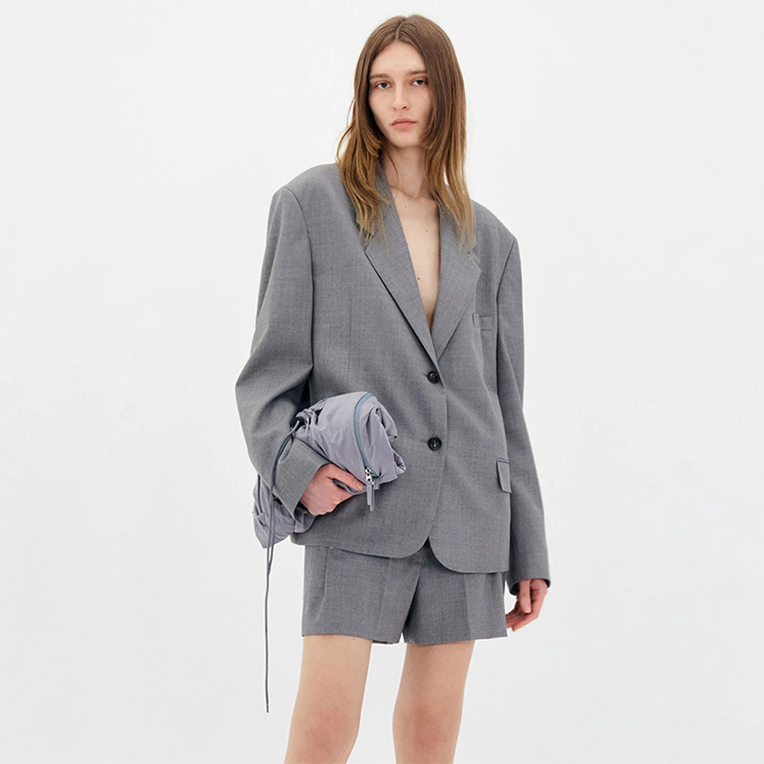Allingentle Women's Suit Blazer Fashion Single-Breasted Jacket for Business Banquet Suit Coat Customized