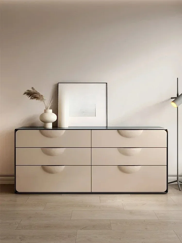 Modern Simple Bedroom Storage Wall Locker 2024 New, Six Bucket Cabinet
