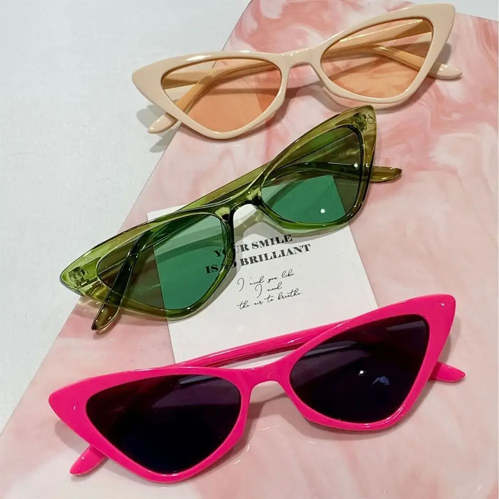 Vintage Cat Eye Sonnenbrille Retro kleine Rahmen Sonnenbrille für Frauen UV400 Schutz Brillen trend ige Sonnenbrillen Streetwear Accessoires