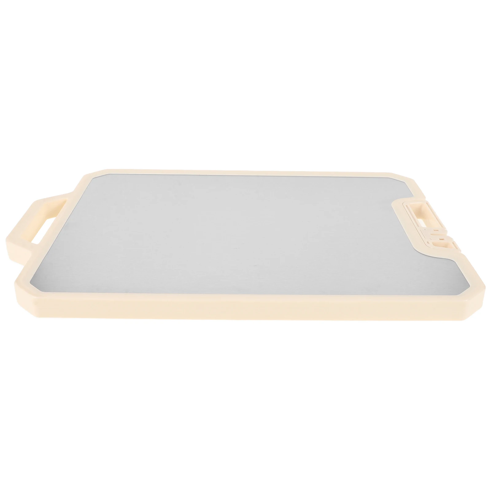 

Stainless Steel Cutting Board Double Sided Stand Up Vegetable Fruit Chopping Board Reusable Multifunctional