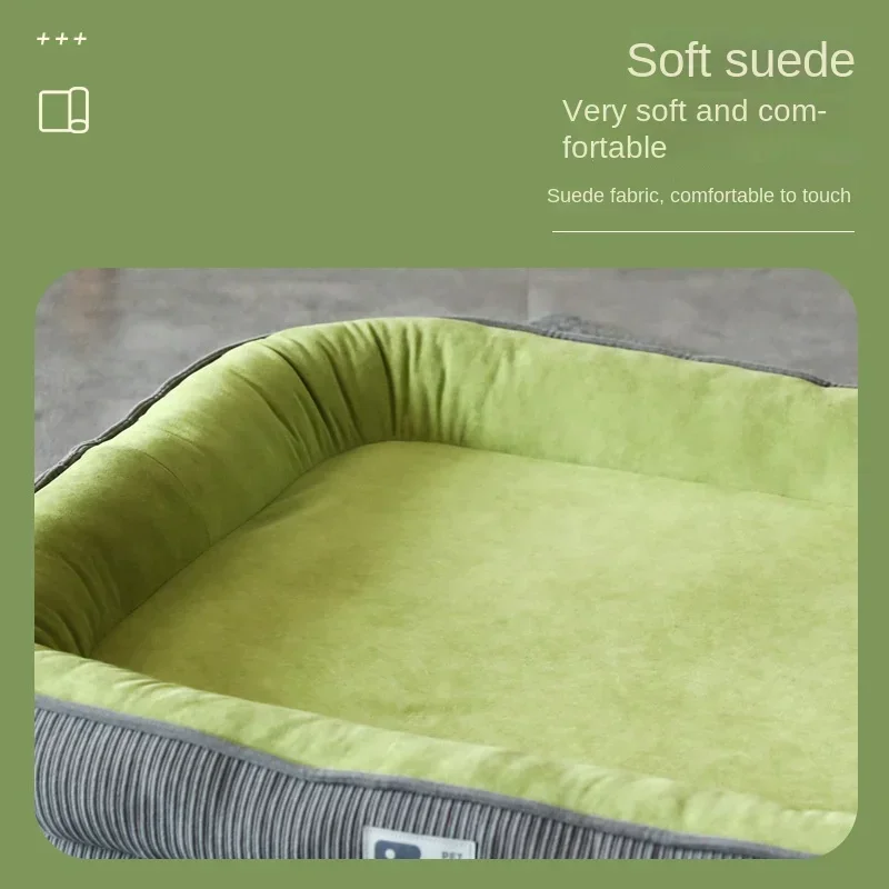 Four Seasons Thickened and Heightened Pet Kennel, Removable and Washable Dog Mat, Suitable for Dogs and Cats