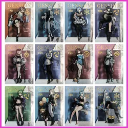 Anime Goddess Story Rare HR Laser Flash Yoimiya Shenhe Ganyu beelzebu Yanfei Toys for boys carte da collezione regalo di compleanno