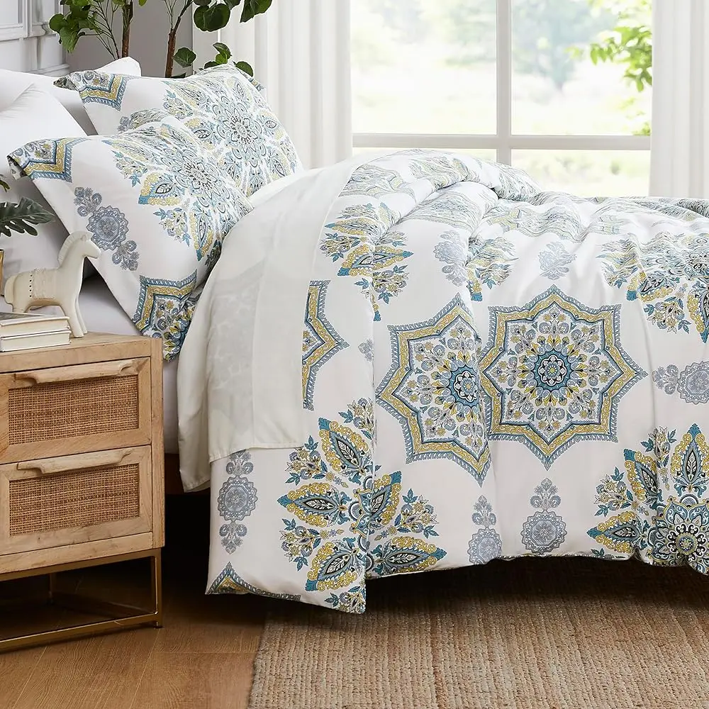 

Southshore Fine Living, Inc. Комплект постельного белья King/California King размера Oversized: Мягкий премиум-набор с застежкой-молнией