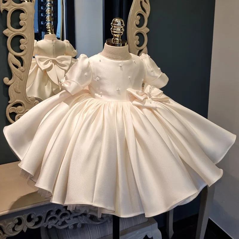 Mädchenkleid für Kinder, Mädchen, schlichtes und elegantes formelles Kleid, Kleider für besondere Anlässe, Kleider für junge Mädchen von 2 bis 8 Jahren, Ballkleid