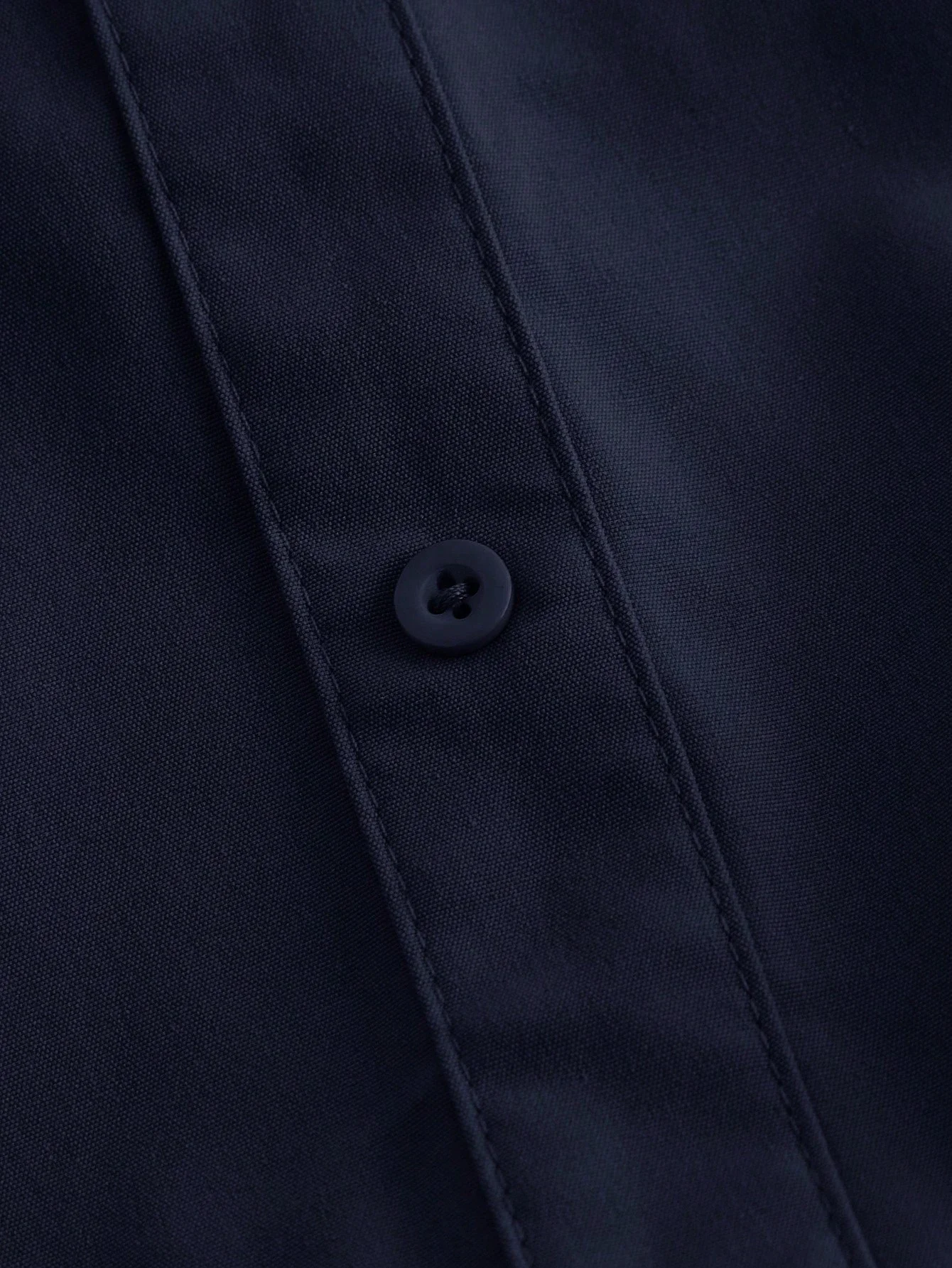 

Women Fitted Long Sleeve Shirt Dress With Puff Sleeves Button Up Solid Color