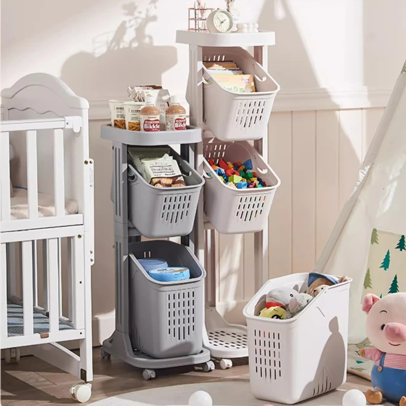

Ultra-thin 18cm Slim Laundry Basket Floor-standing Bath Clothes Hamper Hidden Storage L Capacity Ideal Space-efficient Design
