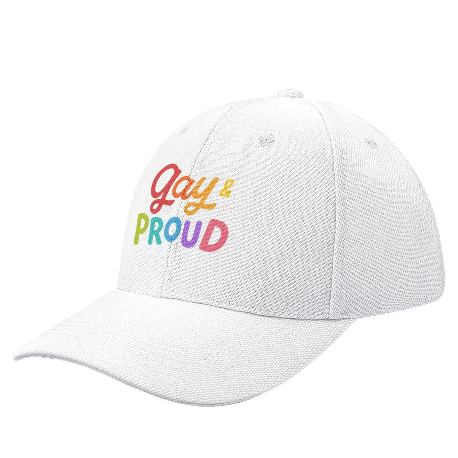 Gay & Proud Design LGBTQ Baseball Cap Rave Custom Cap tea Hat Golf Women Men's