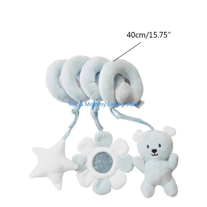 Y1QF Baby Cribe Hanging Contain Cribe Bar Bar Toy educación recién nacida