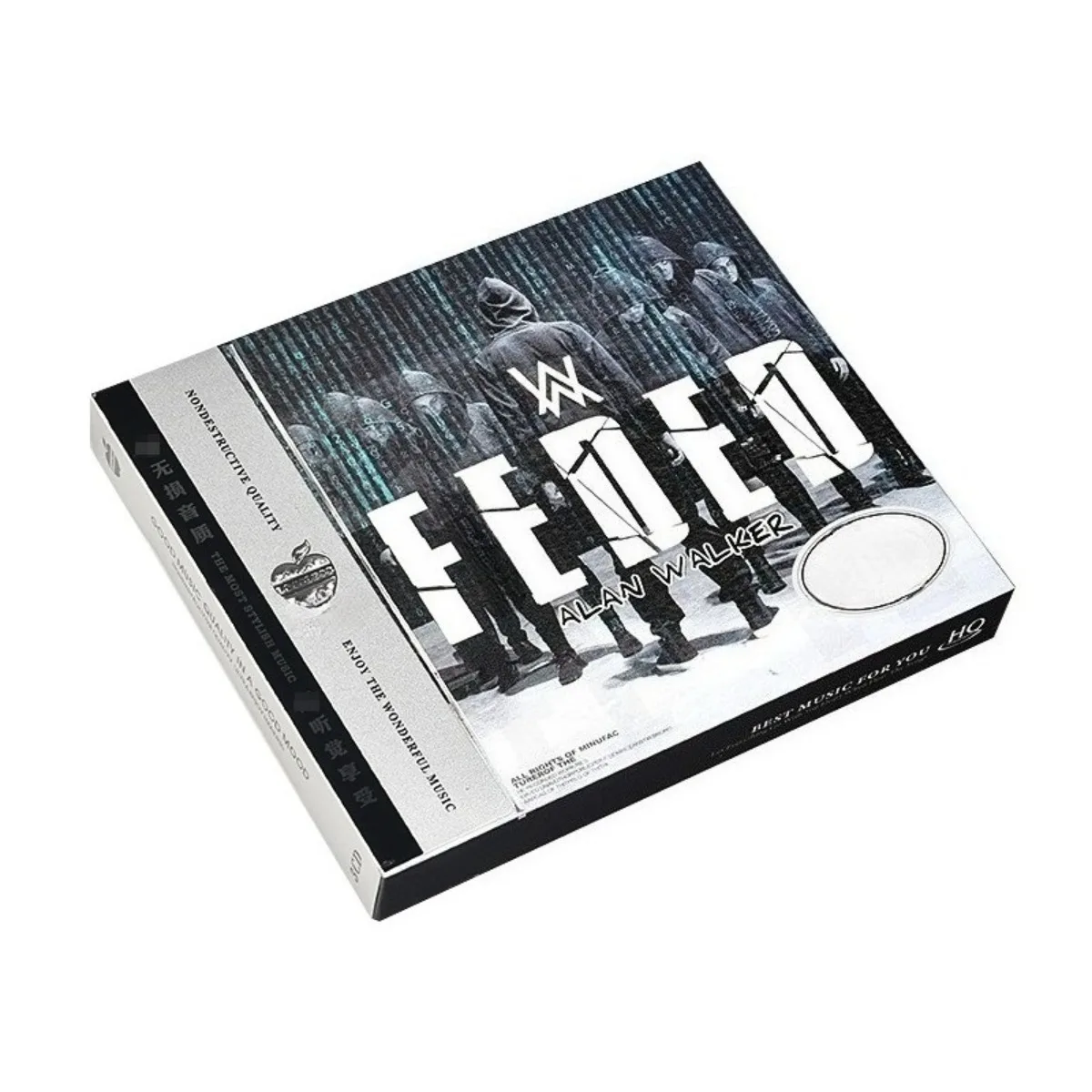 قرص أقراص مضغوطة للسيارة من Alan Walker - معالج EDM DJ بما في ذلك Faded & Alone، صوت عالي الدقة، موسيقى مثالية داخل السيارة للقيادة