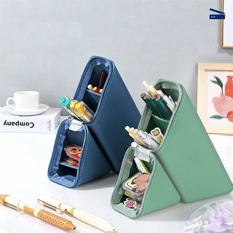 Stylish Silicone Pen Holder-Foldable Desktop Organizer for Office & Study,Multi-Purpose Stationery Cup,Perfect Gift for Students