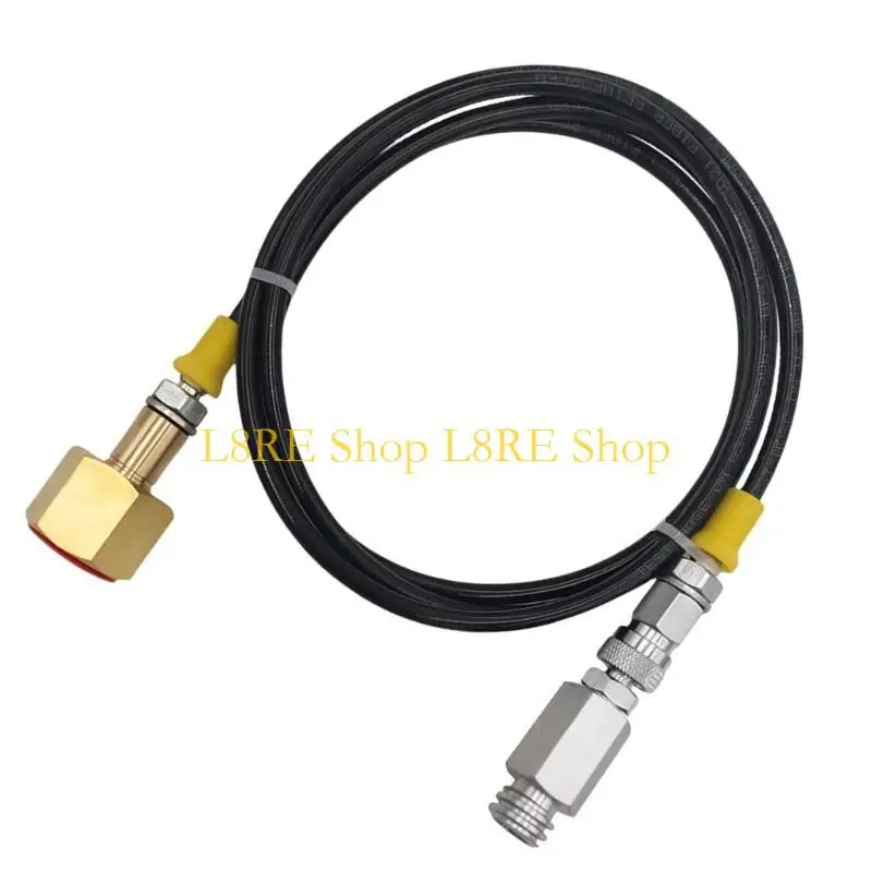 L8RE CGA320 to TR21-4 Sodas Maker CO2 Tanks Cylinder Direct Adapter W21.8-14 High Pressure Hose Sodas Maker Direct Connector