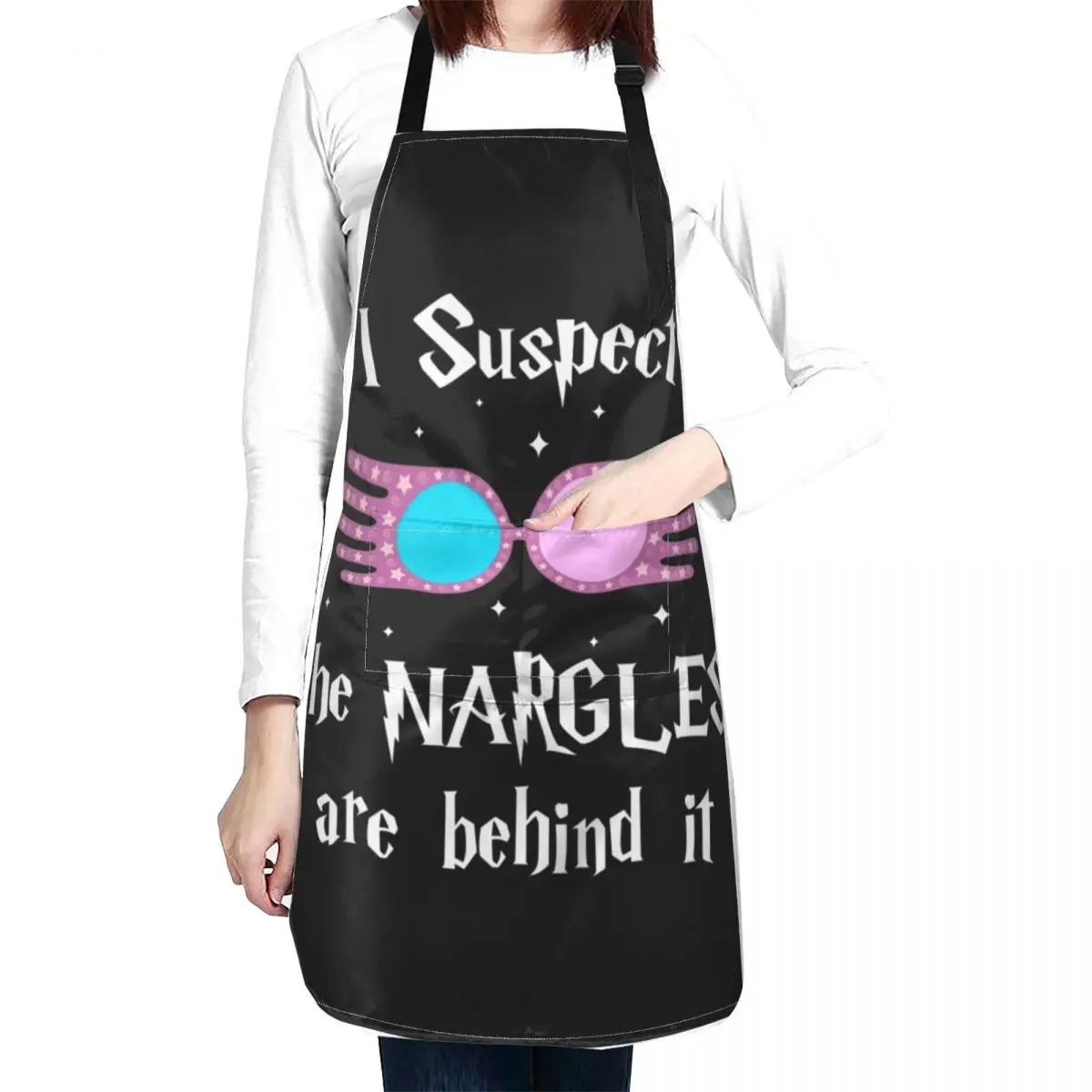 I Suspect the Nargles are behind it Apron Nursing Women's Dresses chef for man Apron