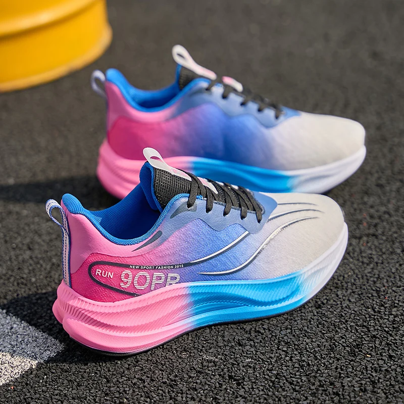 

Мужская повседневная спортивная обувь, модная универсальная толстая подошва, четырехсезонная нескользящая удобная уличная дышащая спортивная обувь для бега