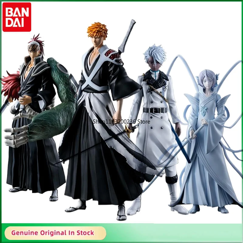 

BANDAI Ichiban Kuji BLEACH OP.2 Hitsugaya Toushirou Kurosaki Ichigo Abarai Renji Kuchiki Rukia Action Figure Ornaments Model