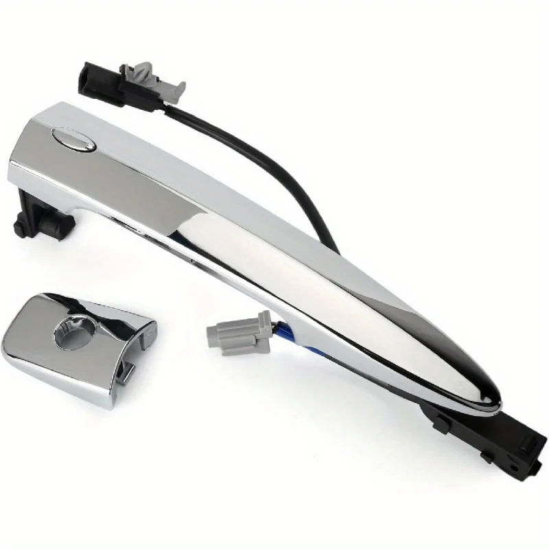 Manija de puerta exterior cromada delantera izquierda del lado del conductor, para Nissan Sentra Maxima Murano Leaf Reemplazo 806469   N00A. 806451   AA0A.