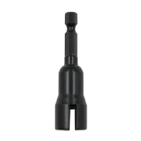 Natural color 65mm slotted socket hexagonal handle electric screwdriver wrench black butterfly hole socket wrench tool 6