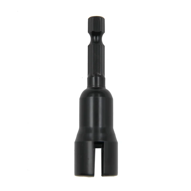 Natural color 65mm slotted socket hexagonal handle electric screwdriver wrench black butterfly hole socket wrench tool 6