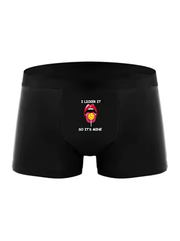 Men's Boxer Briefs Funny Novelty Underwear- Fashion Letter Print Panties(M/L/XL)