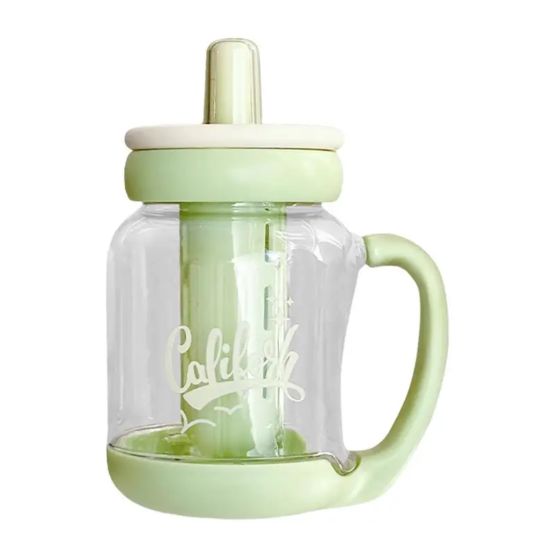 

Спортивная бутылка для воды 900 мл, большая бутылка для питья воды, соломенная крышка, термостойкая чашка для гидратации, герметичная посуда для напитков, современная для