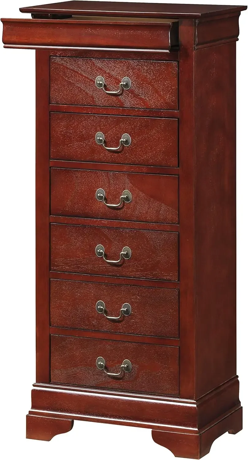 Cherry Wood Nightstands with Dovetailed Drawers Fully Assembled Hidden Drawer Freestanding for Bedroom Living Room