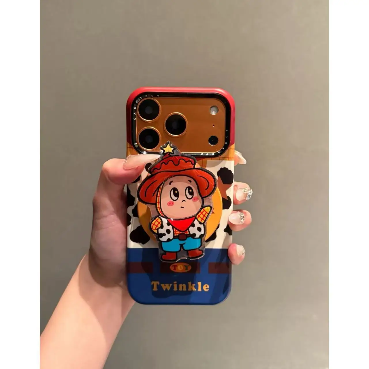 

Magnetic Brown Base Toy Story Woody Compatible with iPhone 17 Pro Max iPhone 16 Pro iPhone 15 Pro Max Explosion Proof