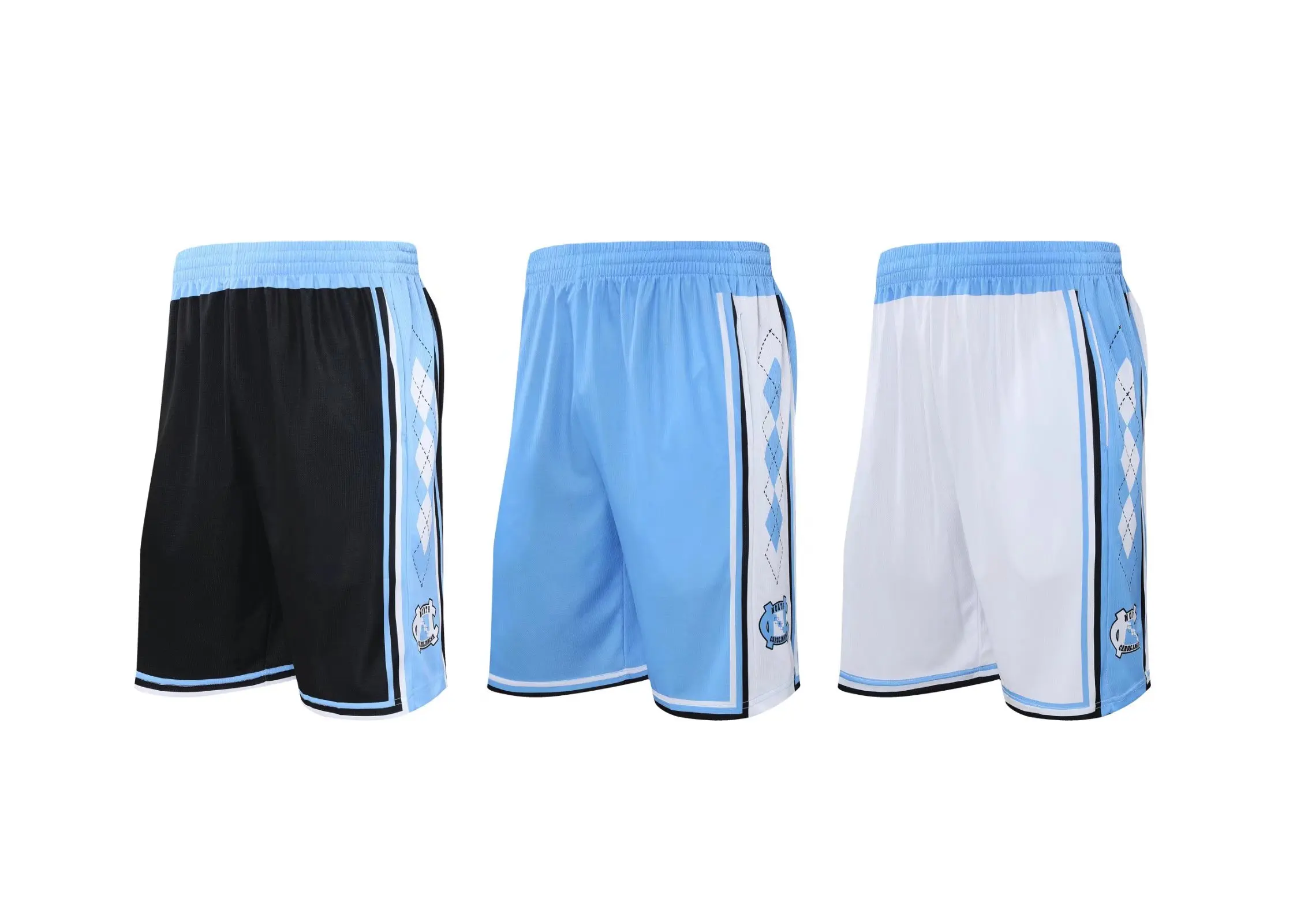 Męskie spodenki kieszonkowe elastyczne oddychające sportowe szorty do biegania trening na świeżym powietrzu Fitness krótki Sweatpant luźne plażowe szorty do koszykówki — zdjęcie 6