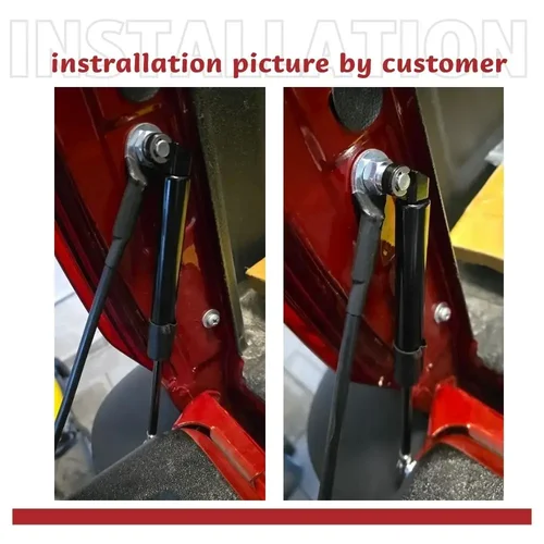 Imagen 2 del producto 2 unidades de asistencia de choque para JAC T8 Frison 2018-2024, pastilla trasera, amortiguador de puntales de Gas para desaceleración