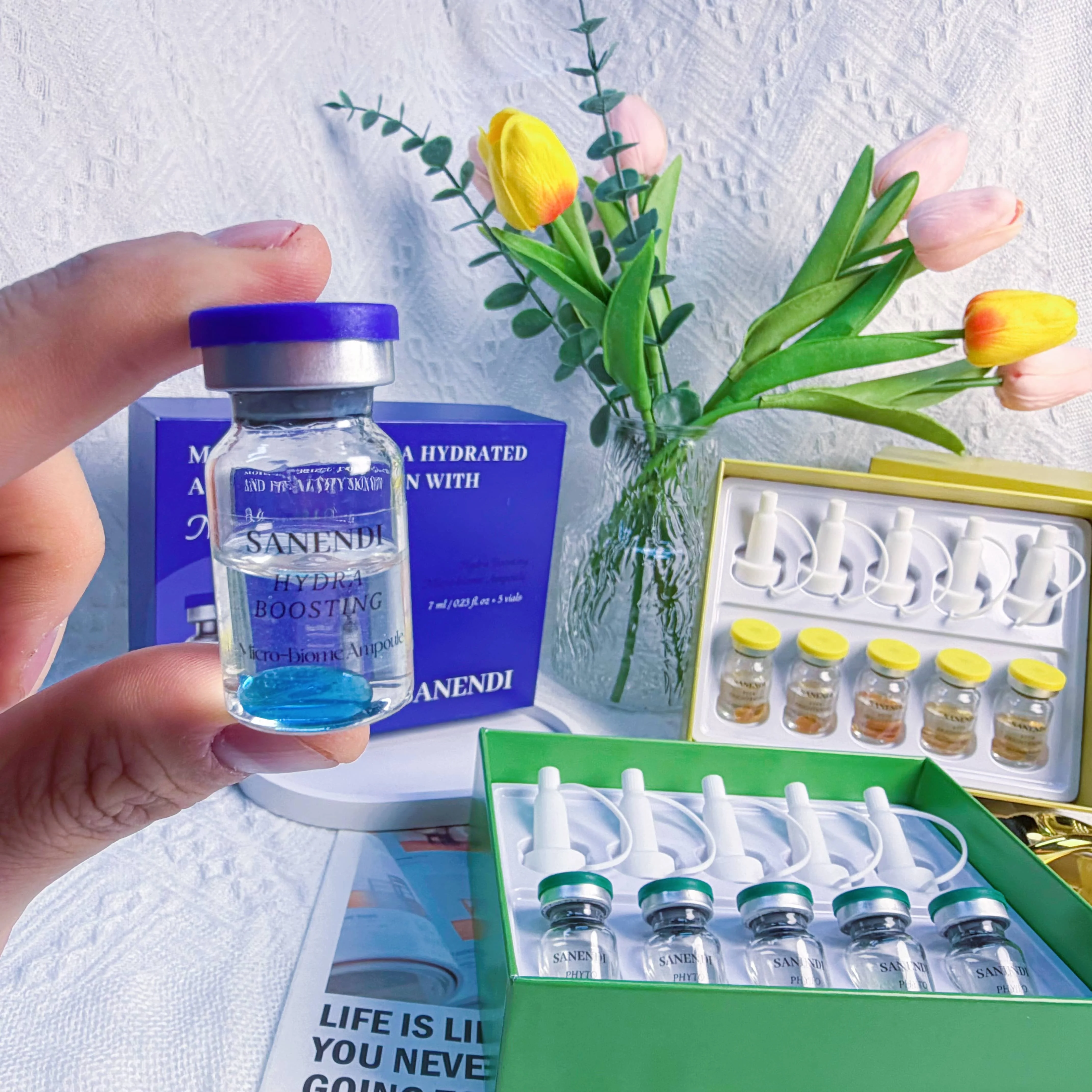 Asia Microbial Ecosystem Essence Moisturizing Hyaluronic Acid anti acne white skin anti Wrinkle Rcpair Skin Damage remove acne