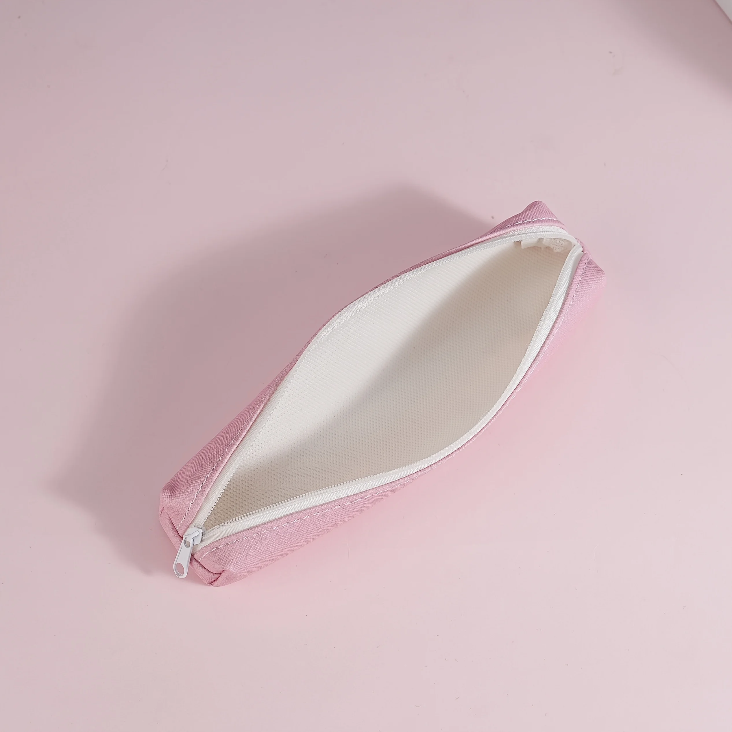 مقلمة صغيرة أنيقة محمولة من القماش - حقيبة مستحضرات تجميل جمالية عالية للفتيات والطلاب، مكياج قلم الحواجب Br