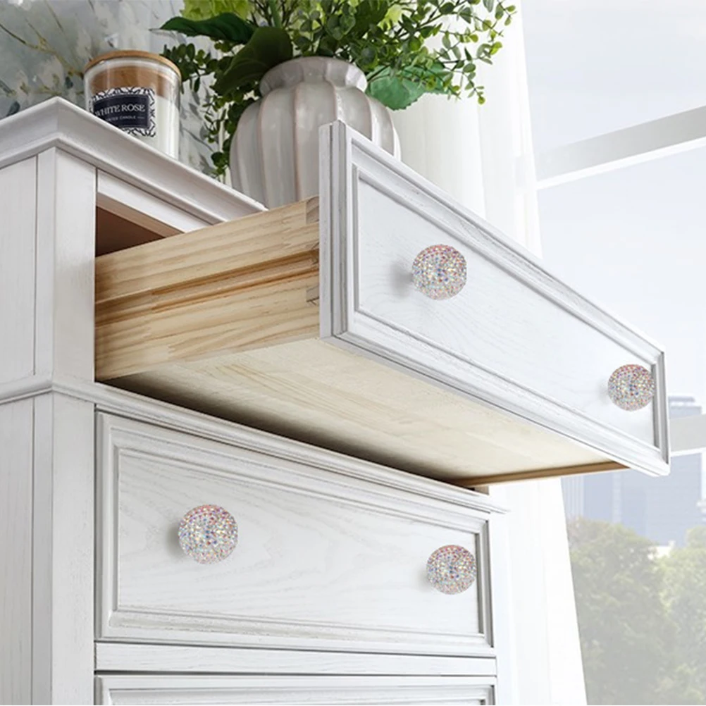 

5pcs Stainless Steel Round Metal Drawer Knob Cabinet Pull Handle 5 Sizes Screws For Furniture Wardrobe Cupboard Door Knobs