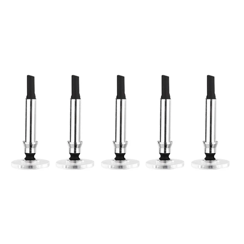 5 pçs universal caneta stylus disco transparente tela capacitiva caneta de toque substituição ponta desenho escrita nib lápis