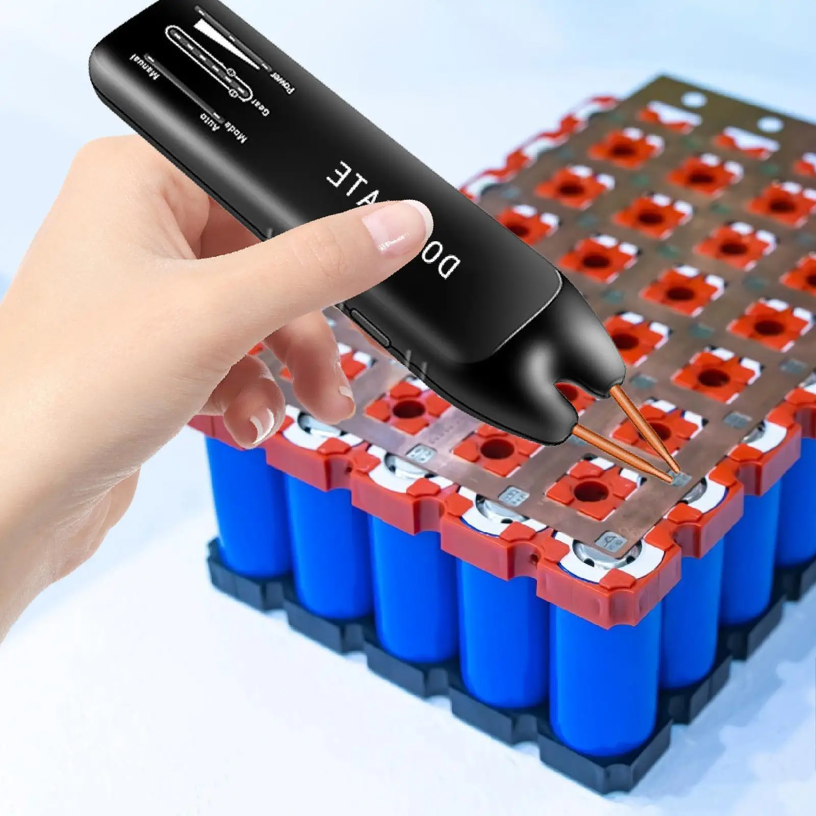 Handheld Spot Welder Powerful Auto and Manual Mode Mini Spot Welding Machine