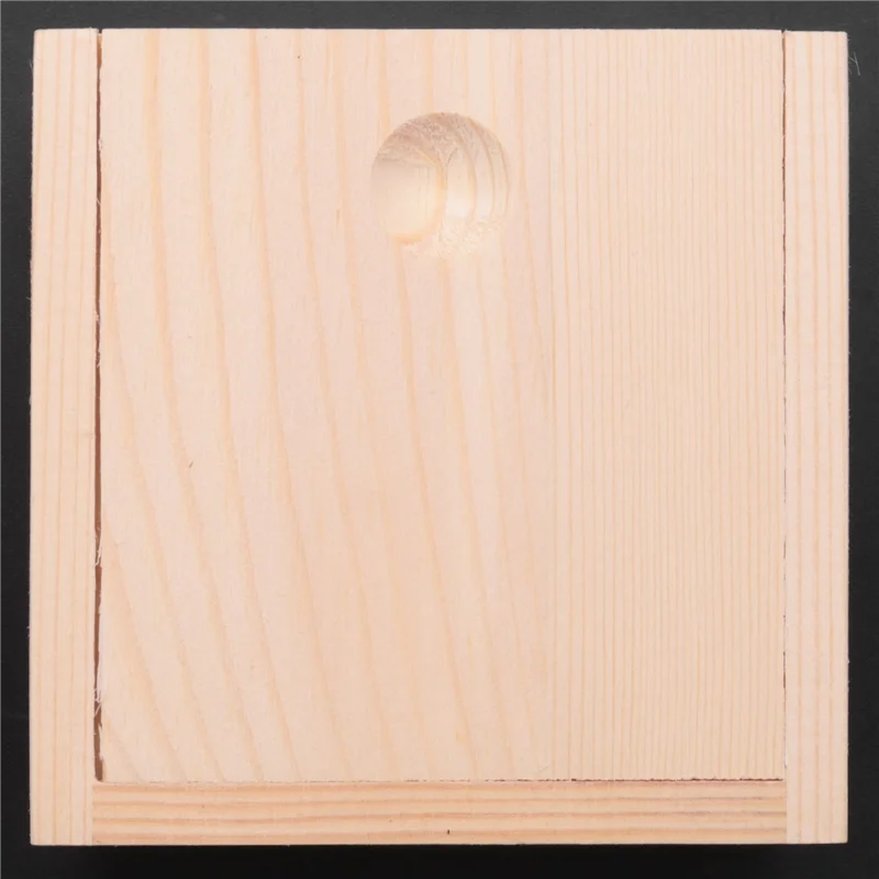 

10X Small Plain Wooden Storage Box Case For Jewellery Small Gadgets Gift Wood Color-B61B