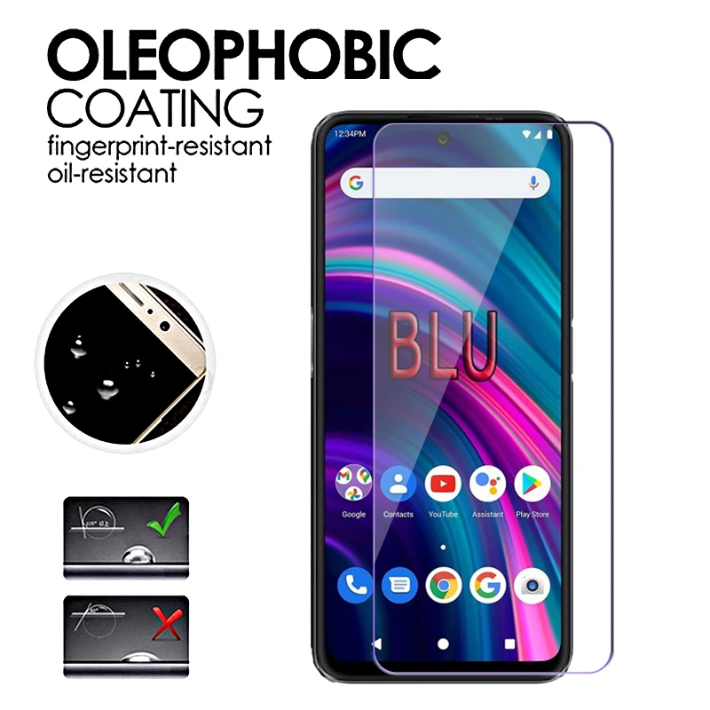 2-1Pc 9H Tempered Glass For BLU G60 G70 G80 G90 Pro Max Cover Protective Screen Film On For BLU F G 60 70 80 90 Glass