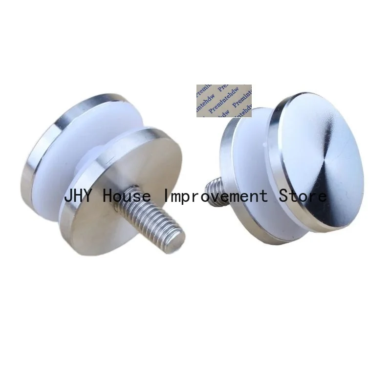 10Pcs SUS304 Round Mirror Acrylic Sign Standoff Fastener M8 M10 Threaded Bolt