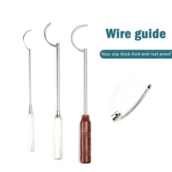 1pcs Medical Wire Guide Wooden/steel Handle Wire Giudes Orthopedic Trauma Surgery Instrument