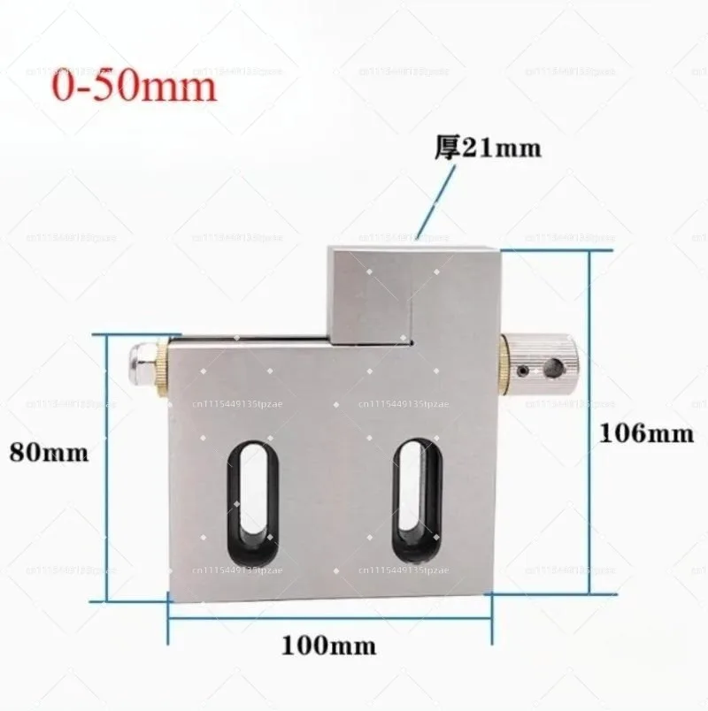 High Precision Manual Wire Cutting Clamping Vice 0-50mm Adjustable Jaw Opening