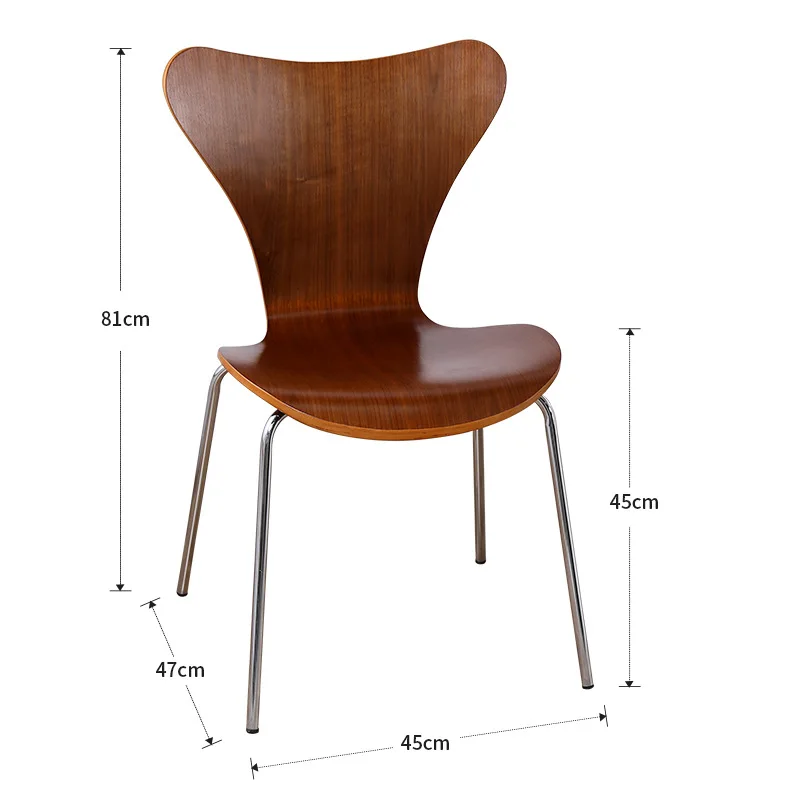 خشب الساج الانحناء لوحة كرسي معدني القرون الوسطى خمر الحديد المطاوع مطاطا الظهر لوحة النمل كرسي صالة كرسي الأثاث