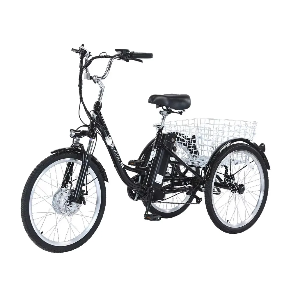 AliExpress GOGOBEST Gogobest Electric City Tricycle Bike 350W Motor 36V 20Ah Battery 24-inch Tire Adult Ebike