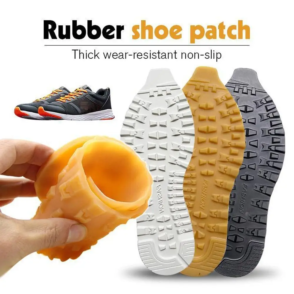 High Quality Cow Tendon Rubber DIY Replacement Sole Anti-Slip Anti-wear Sport Shoe Repair Grip Thick Rubber Pads Shoe
