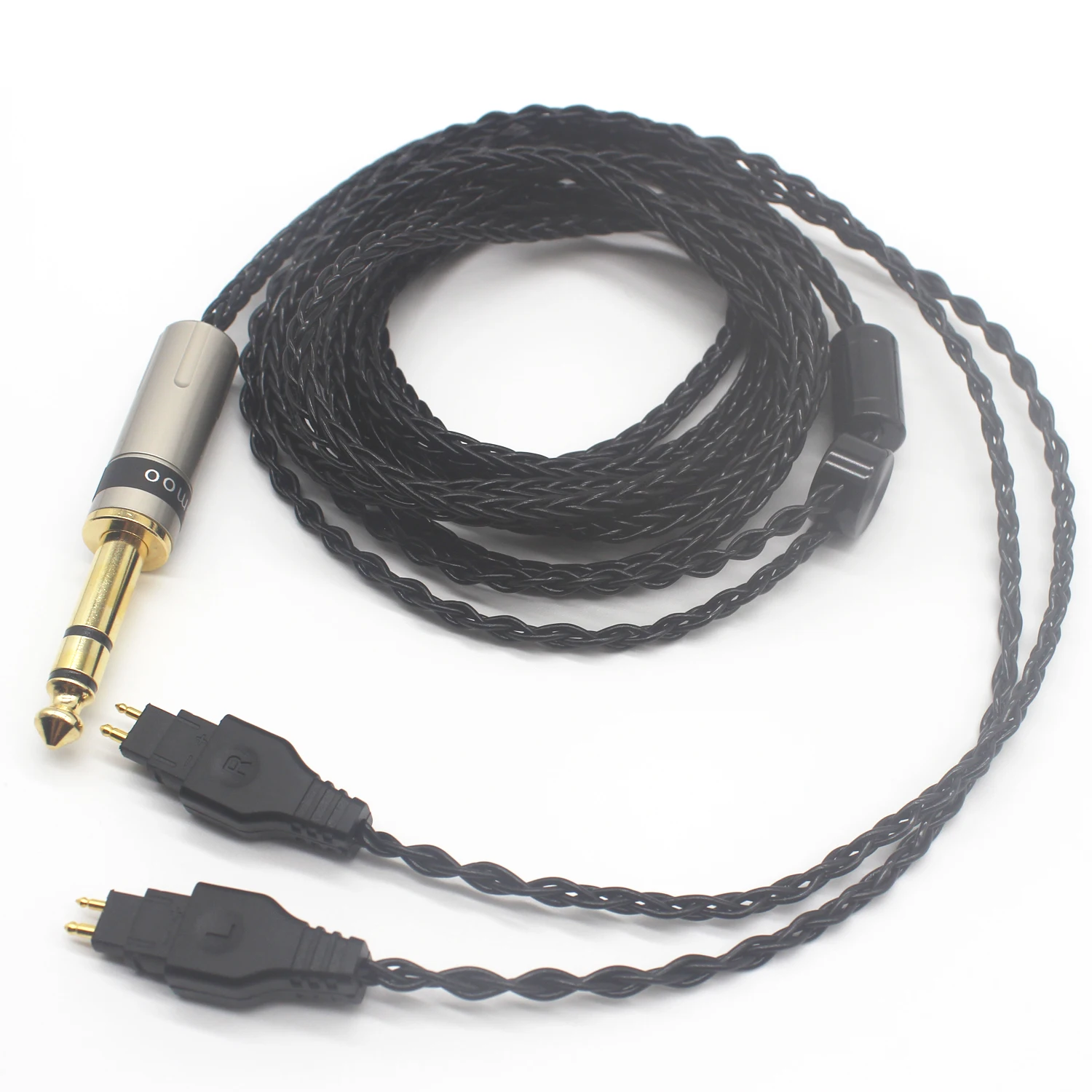 

Youkamoo 6,35 мм сменный обновленный кабель, совместимый с Sennheiser HD580 HD600 HD650 HD660S HD58X HD6XX, обновленный кабель-B