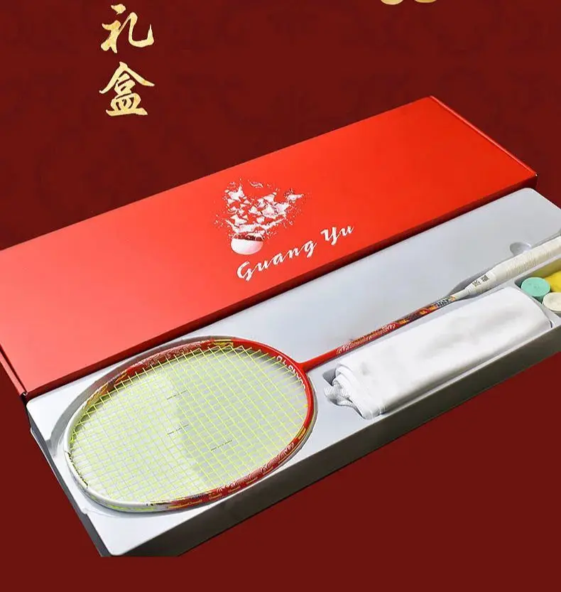 Special Commemorative Edition Badminton Rackets Racket Sports Offensive Match Badminton Rackets Carbon Fiber Rackets