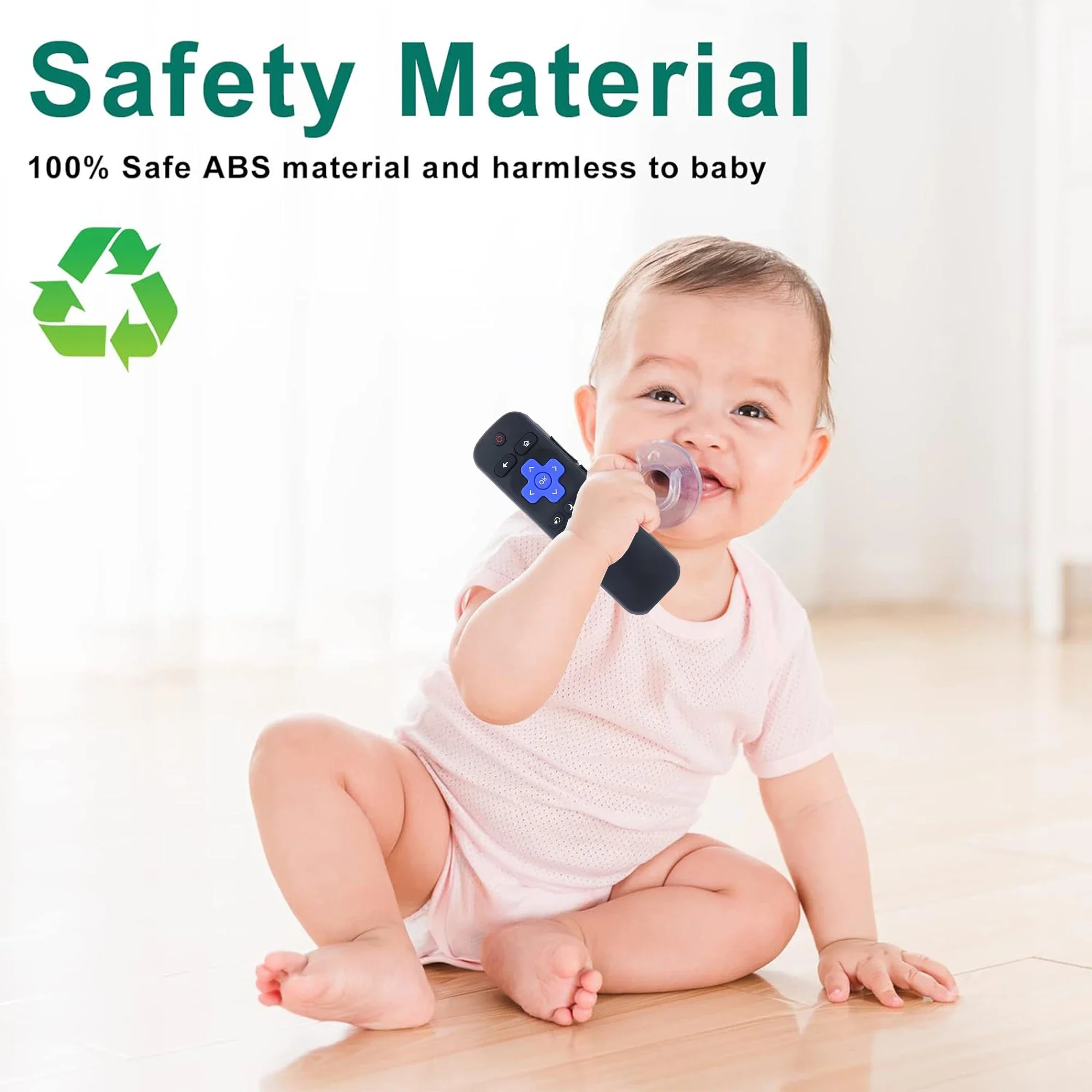 جهاز تحكم عن بعد بديل جديد مناسب لجميع تلفزيونات Roku، متوافق مع TCL Roku/Hisense Roku/Onn Roku/Aparatos/Insignia Roku/HITACHI #5