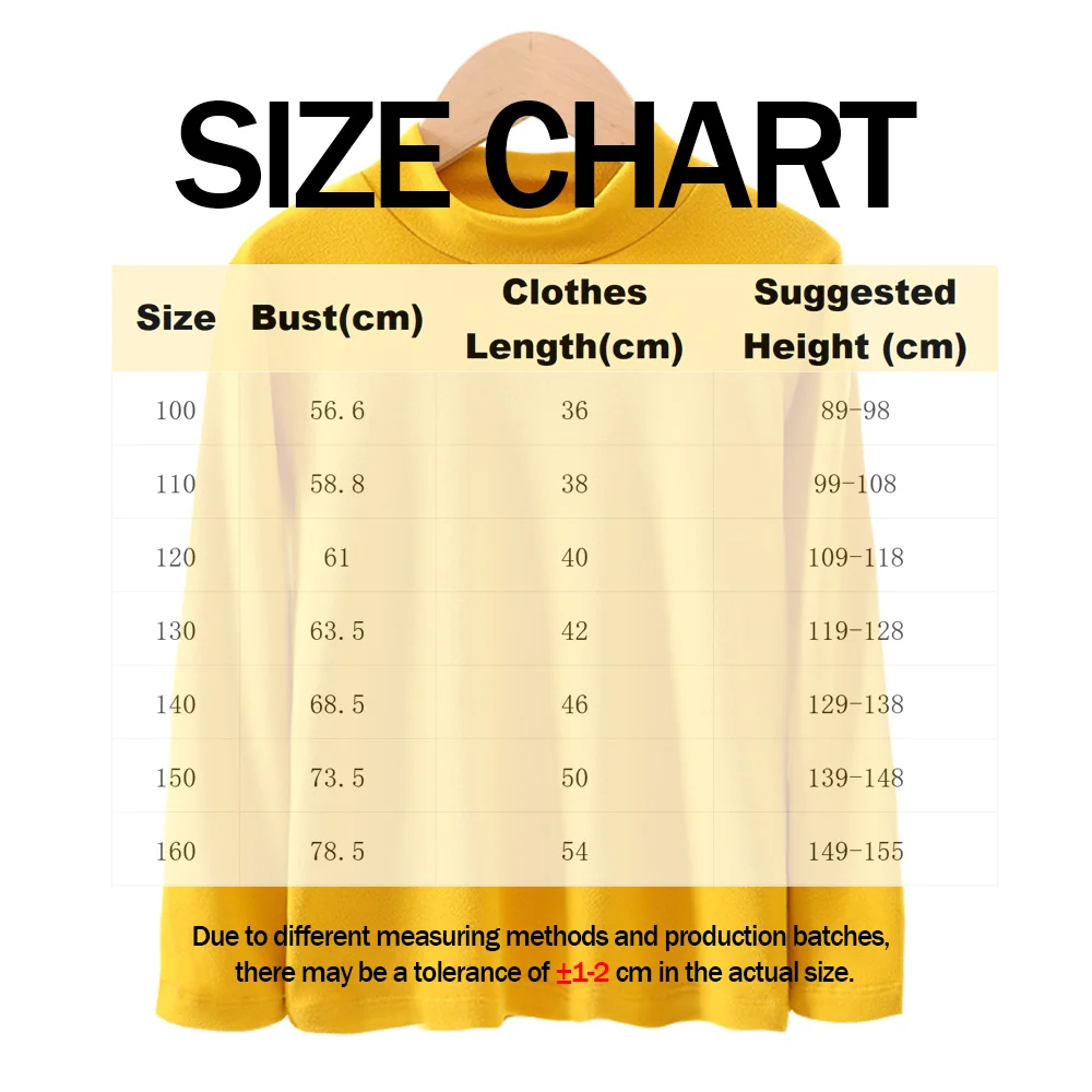 Children Half High Collar German Velvet Base Shirt  Autumn Winter Inner Wear Top Kid's Clothing Warmth Long Sleeves T-shirt