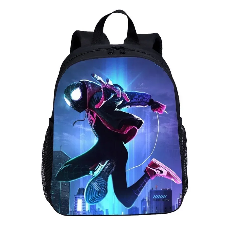 Marvel os vingadores spiderman filmes periféricos impressão dos desenhos animados das crianças grande capacidade anti-estrangulamento respirável zíper mochila