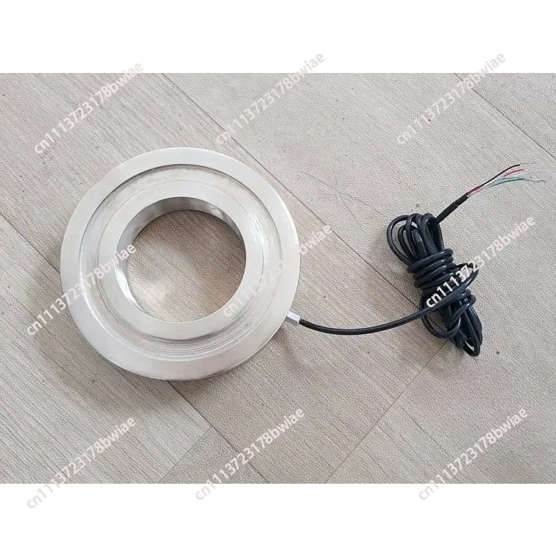 20T circular force sensor, bearing axial force impact extrusion force preload, hollow gasket type