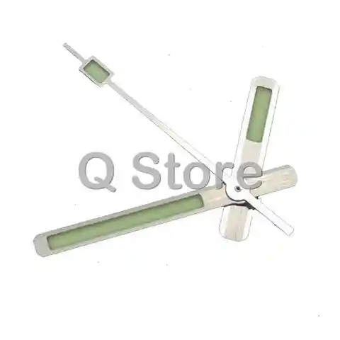 고품질 62MAS 스타일 빈티지 실버 시계 손 C3 빛나는 세트 MOD SKX 4R35 4R36 7S26 NH35 NH36 무브먼트 녹색 빛나는