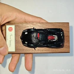 Diecast Model Car 1/64 Ferrari Enzo Alloy Car Model LaFerrari Carbon Fiber Vehicle Gradient Color Toys for Boys Original Box