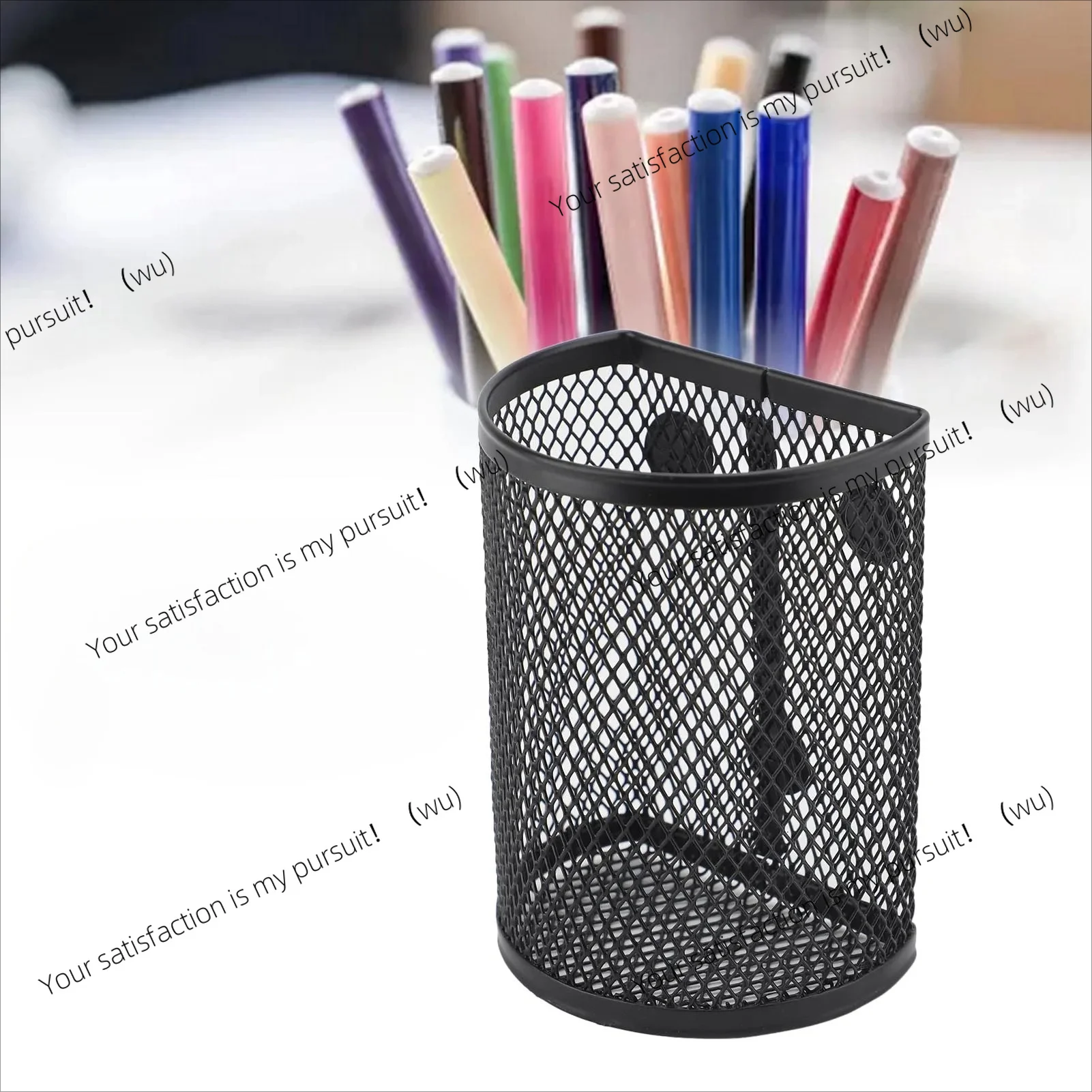 for Locker Fridge Whiteboard File Cabinet New 1/4Pcs Magnetic Pen Holder Mesh Metal Pencil Marker Basket Desk Organizer